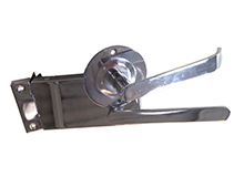 Fechadura sobrepor simples cromada
