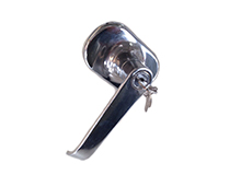 Fechadura c/ chave  para barra antipânico cromada